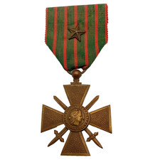 C21/11/25 (REF30758) Médaille militaire croix de guerre 14/18 French MEDAL