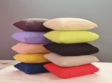 TAIE OREILLER 50x90 cm HOUSSE de COUSSIN  90x50 cm COTON / 40 COLORIS au choix