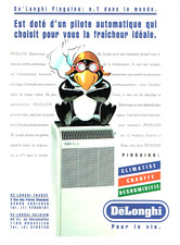 publicité Advertising 0823  1993   Délonghi Pinguino climatise pour la vie