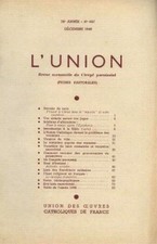 L'union revue mensuelle du