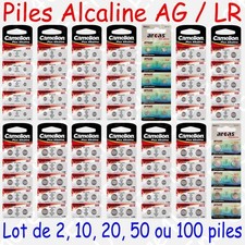 Piles AG : LR41 LR43 LR44 LR45 LR48 LR54 LR55 LR57 LR58 LR59 LR60 LR63 LR66 LR69