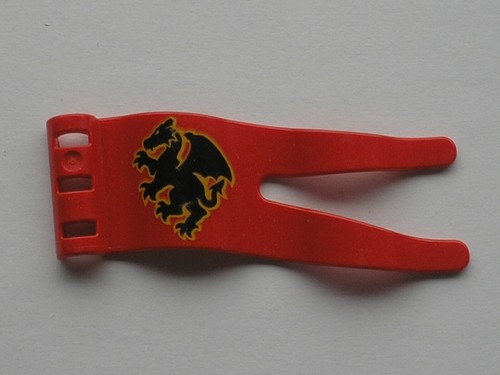 Lego duplo flag wavy 2x5 - flag,