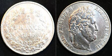 Pièce monnaie en argent 5 francs 1847 Louis Philippe I  - ref REV24OOR003