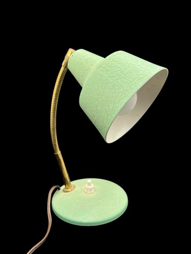 Lampe métal vintage vert - lampe,