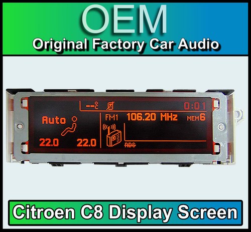 Citroen ecran affichage - c8,