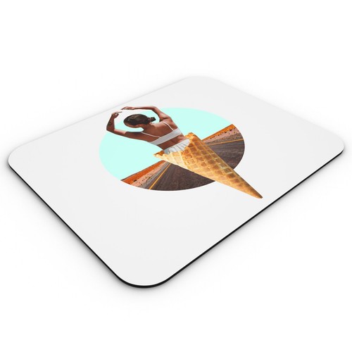 Tapis souris cornet glace - de,