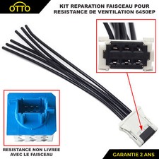 Connecteur Fils Fiche Faisceau de Resistance Chauffage Ventilation pour 206 HDI