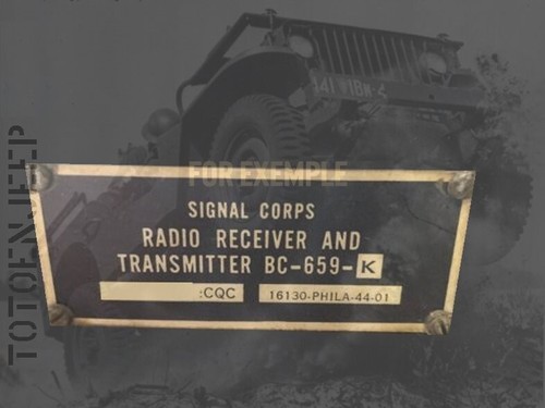 Plate plaque plaquette radio - plate,