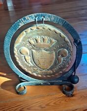 Objet déco GONG en cuivre Vintage 