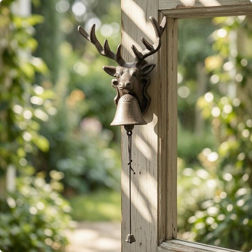 Cloche porte avec tête - avec,