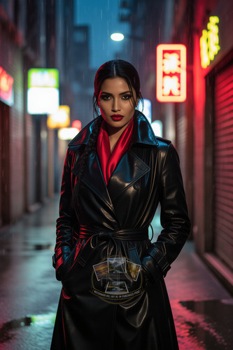 Sexy indian femme fatale sleek - sexy,