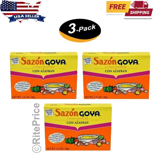 Sazon goya with azafran - sazon,