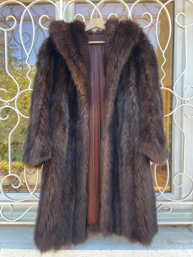 Manteau fourrure véritable