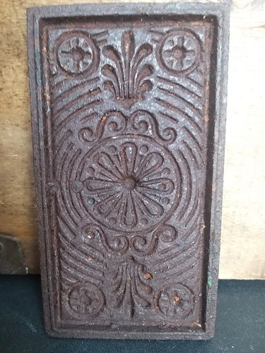 Plaque fonte gaufrier - fonte,