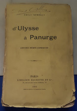 D'Ulysse à Panurge contes héroï-comiques - Emile GEBHART NANCY Hachette 1902 EO