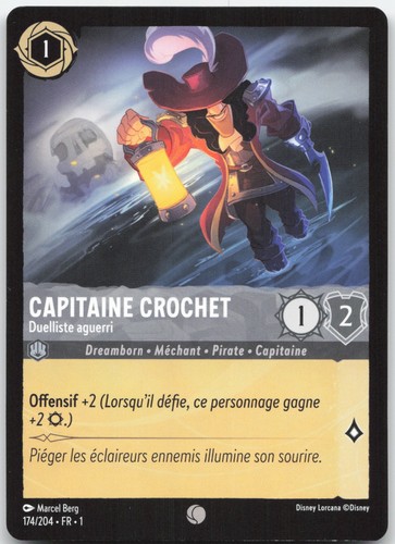 Carte lorcana capitaine - carte,
