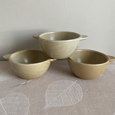 3 Bols à Oreilles en Grès