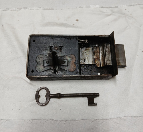 Ancienne serrure fer - serrure, en
