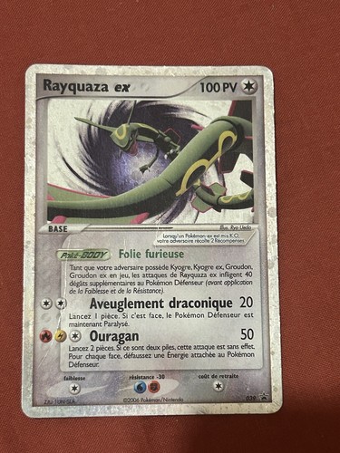 Pokémon 039 rayquaza holo - 039, ex