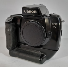 ANCIEN APPAREIL PHOTO CANON EOS 5 + VERTICAL GRIP VG10 – ANTIQUE CAMERA