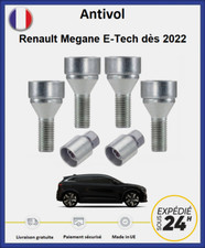 Ecrous antivol de roues Renault Megane E-Tech 2022-2025 (4 écours + 2 douilles)