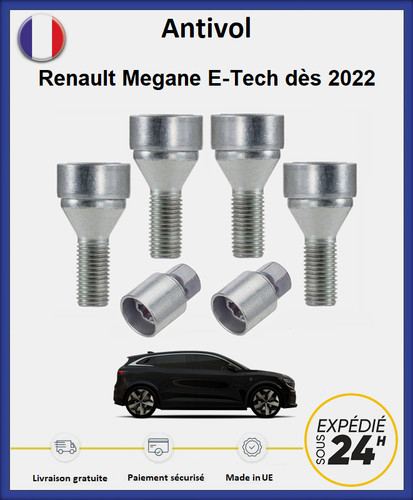 Ecrous antivol roues - ecrous,