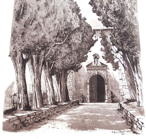Les cyprès chapelle - de, du
