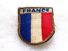 Un insigne tissu militaire " FRANCE ".