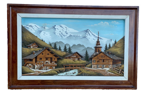 Grand tableau montagne - grand,