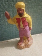 Ancien santon Devineau crèche de Noël Le Chamelier Cornac  Hauteur 10,5cm