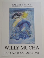 WILLY MUCHA, affiche de