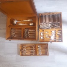 Très rare Et Belle Menagere Metal Argenté Ancien 