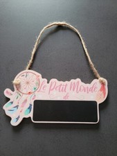 Plaque de porte chambre petite fille, décoration enfant, déco chambre bébé