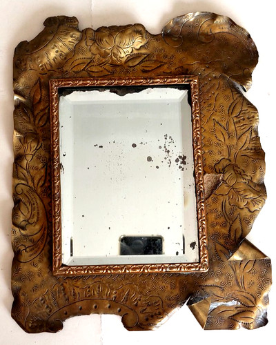 Miroir art nouveau - miroir, travail