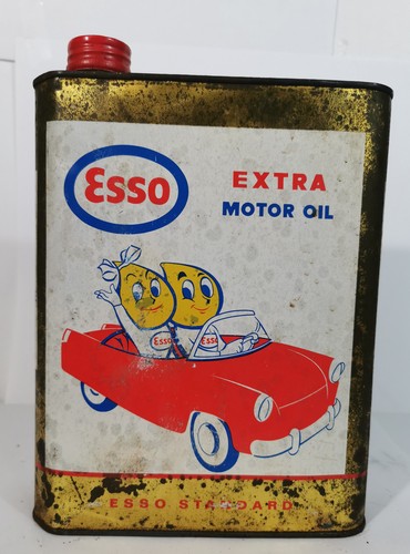 Bidon huile esso - bidon, d'huile