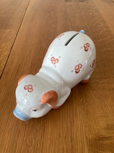 Tirelire cochon faïence - tirelire,