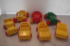 X2/ VINTAGE LOT DE 7 VEHICULES VIKING TOYS SWEDEN DONT 2 VOLKSWAGEN