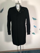 jolie veste gabardine noire mi