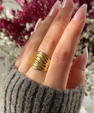 Bague femme acier inoxydable