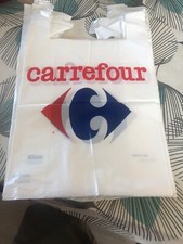 Lot De 14 Ancien Sac Caisse Plastique Carrefour