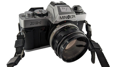 Minolta avec objectif - xg-1,