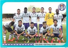 Stickers Panini France Foot 2016-2017 - 802 - Toulouse - Équipe Toulouse - Voir