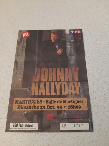 Ticket billet place concert - billet,