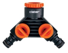 Claber Prise À Deux Voies Irrigation Jardin Haute Qualité’ Parfait Tenue CL8599