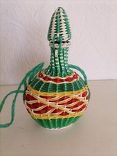 Gourde bouteille scoubidou