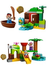 Lego Duplo Disney Jake le pirate 10513 la cachette + 10512 la chasse au  trésor