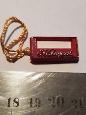 NEUVE petit porte -étiquette  marque L T DUPONT avec cordon