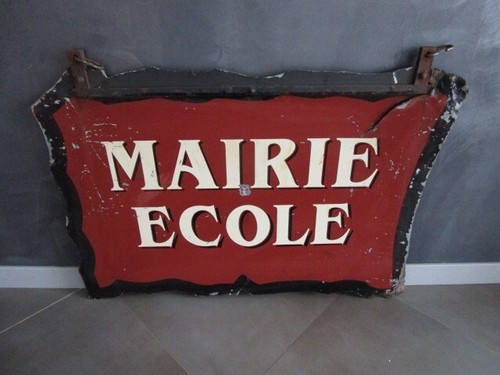 Enseigne ancienne métal - enseigne, en