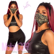 Masques Lavables En Coton MADE IN ITALY Camouflage Mode Fashion