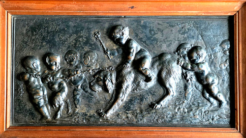 Clodion bas relief en cuivre - clodion,
